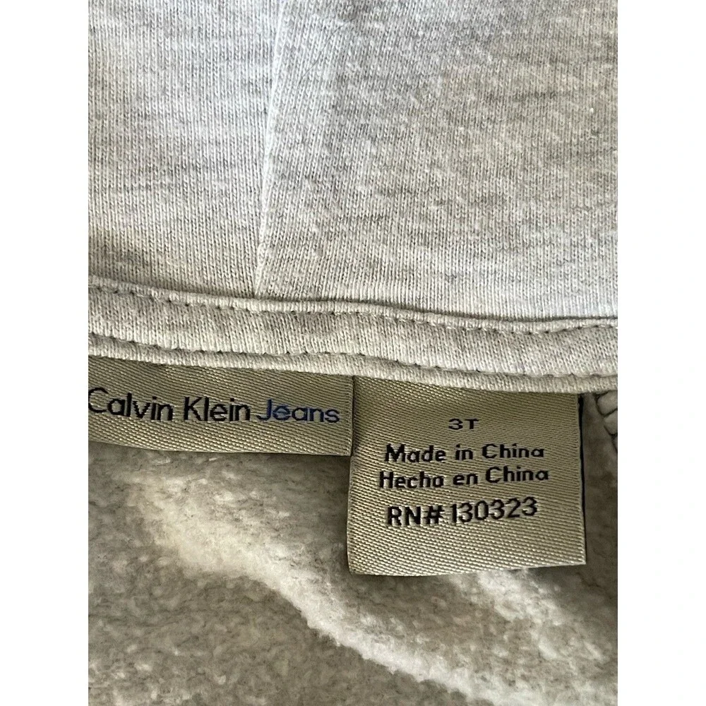 Calvin Klein Set Toddler Boy Sz 3t Hoodie Pants Daycare Playwear Preschool Fall
